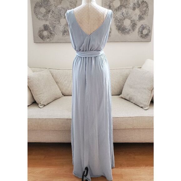 Show Me Your Mumu 'Kendall' Maxi Dress - size Large in Steel Blue - Picture 8 of 14